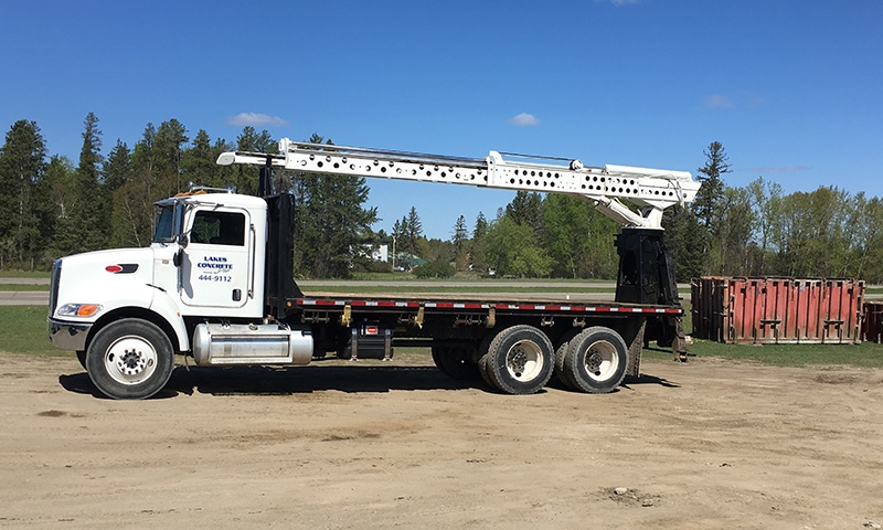 Lakes Concrete Plus truck